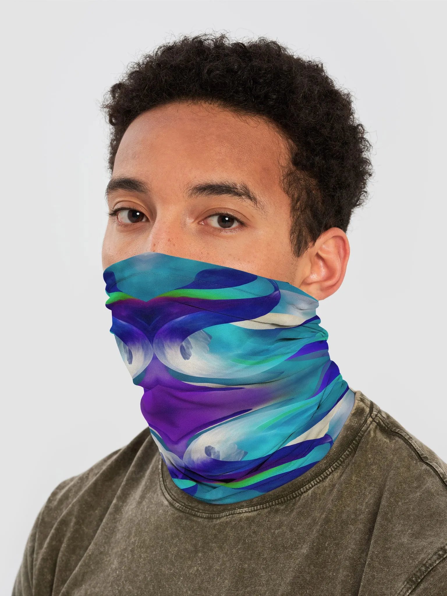 Ethereal Waves Neck Gaiter product image (2)