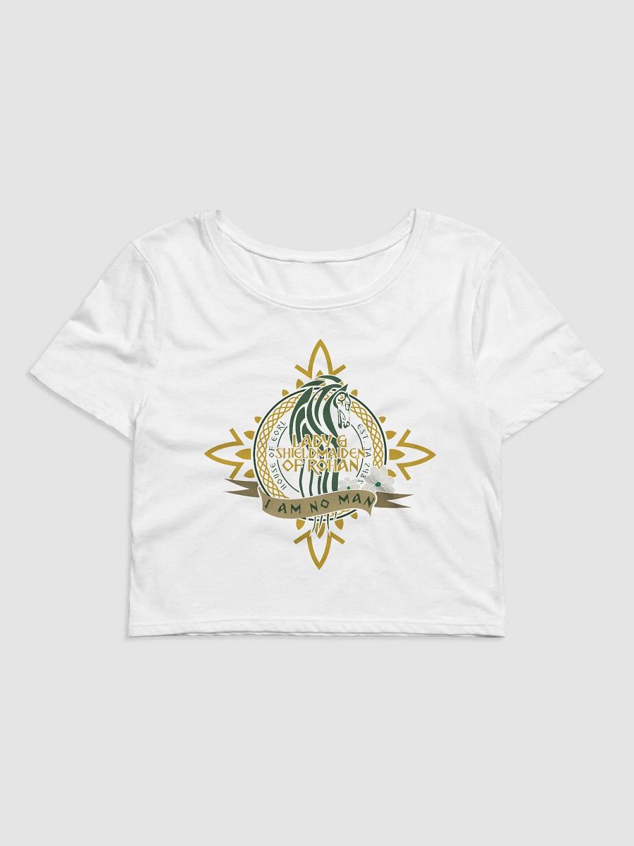 Lady & Shieldmaiden of Rohan Crop Top | Éowyn Quote product image (1)