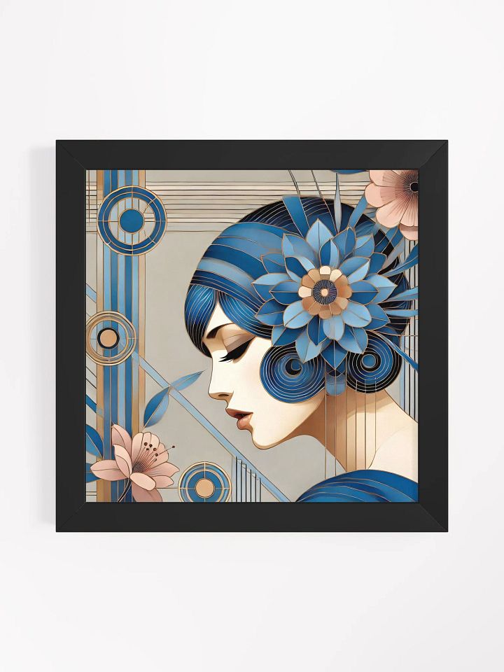 Elegance in Profile - Art Deco Framed Poster product image (2)