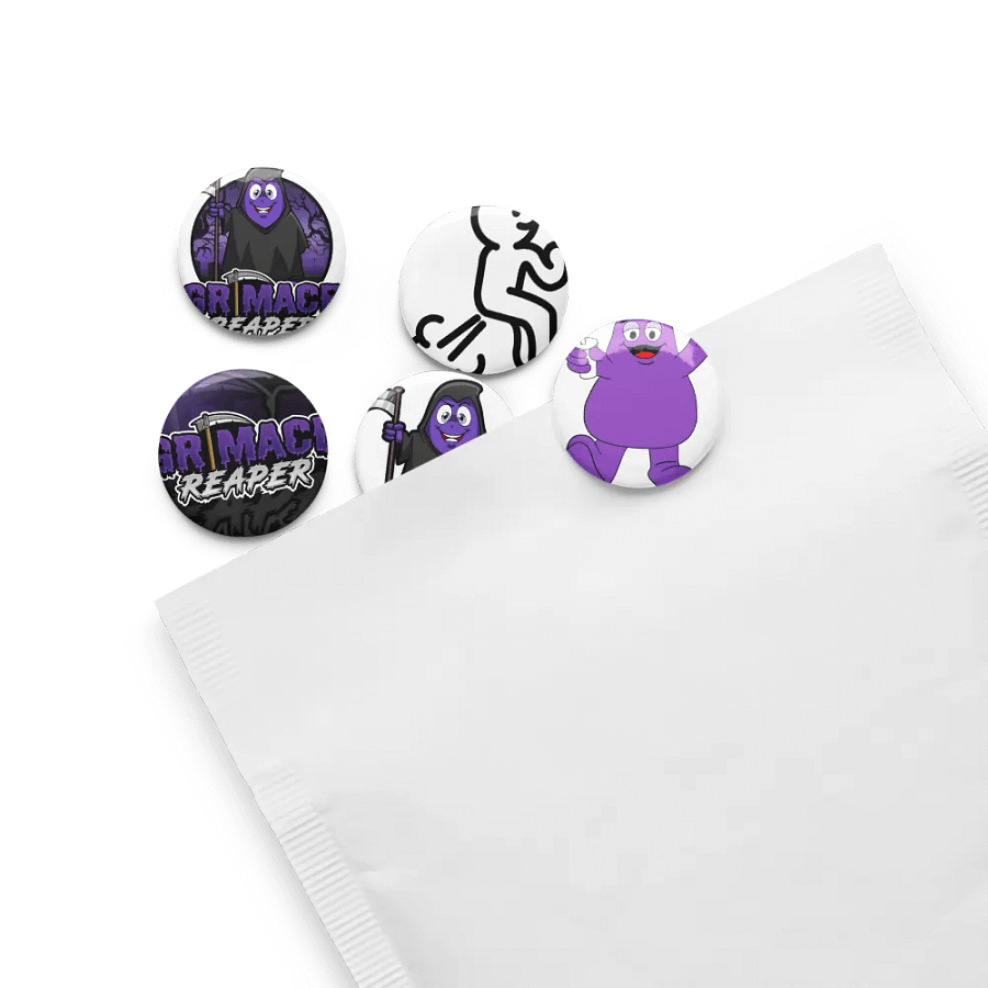 The Grimace Reaper pin pack product image (13)