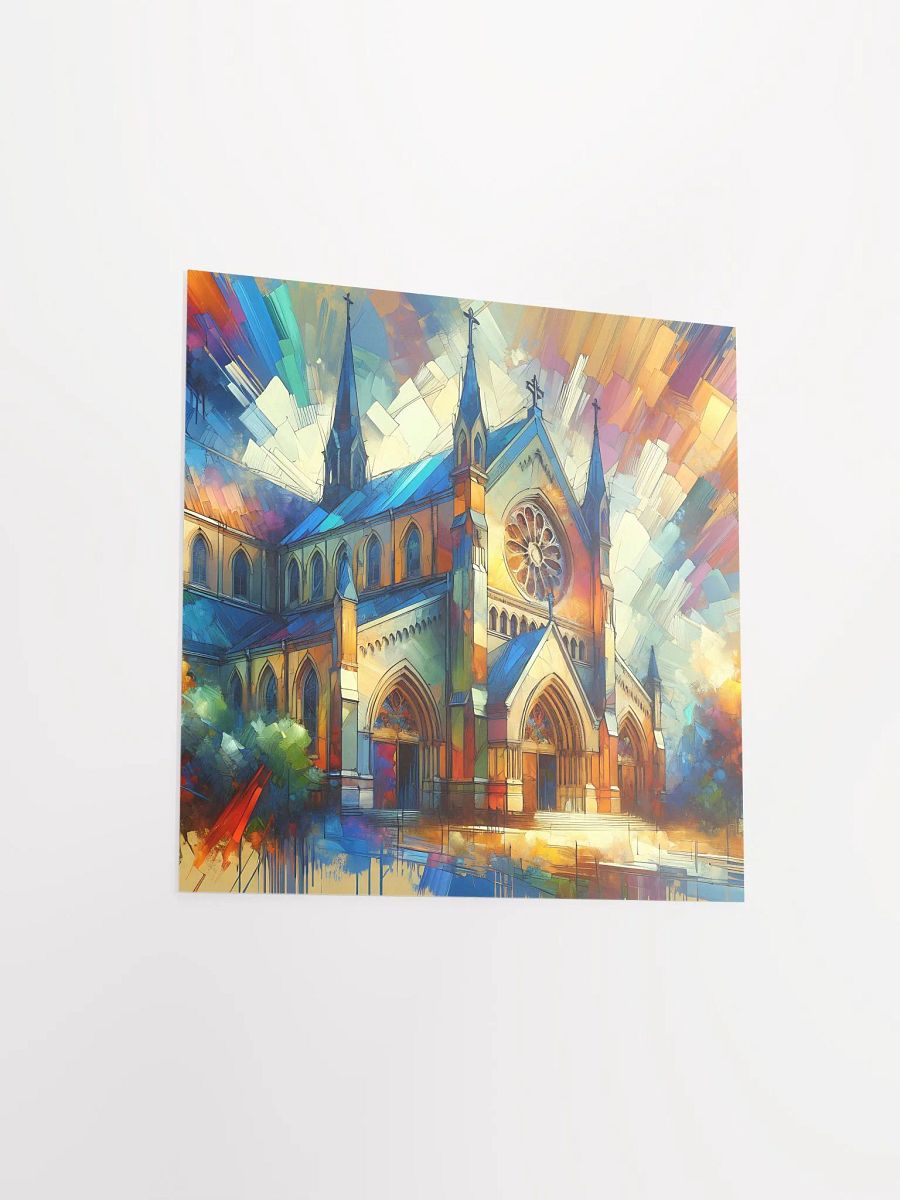 Radiant Cathedral – Abstract Canvas Art Print product image (3)