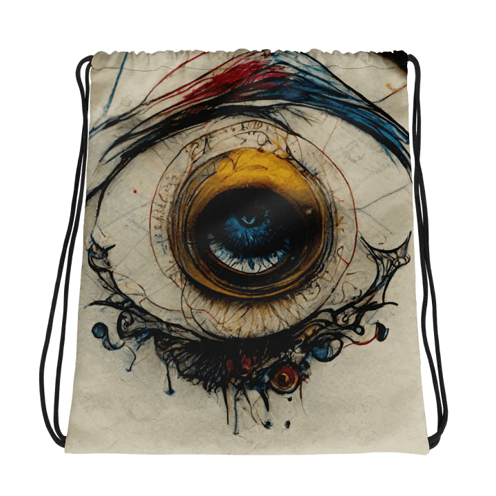 Ethereal Vision All-Over Drawstring Bag product image (1)
