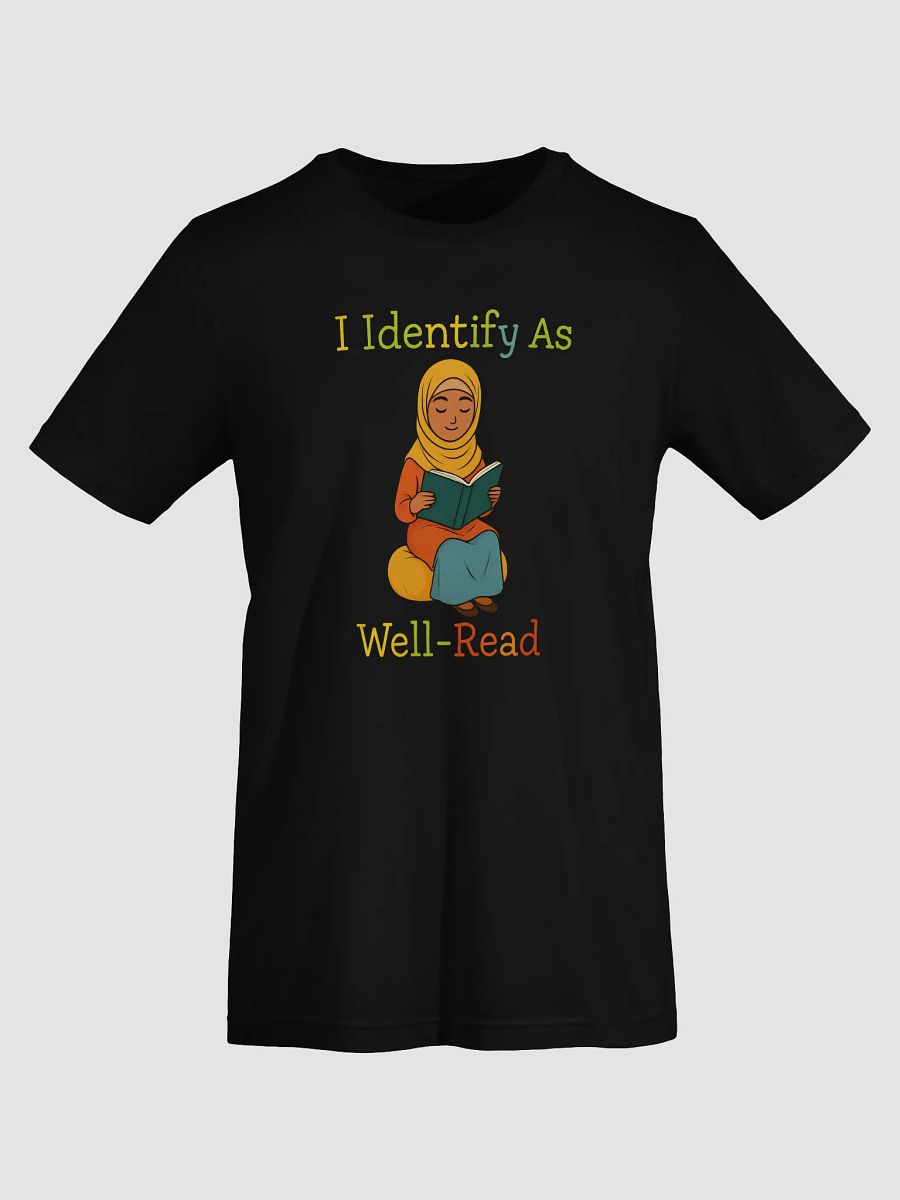 I Identify As Well-Read (Girl in Hijab Reading) Tee product image (5)