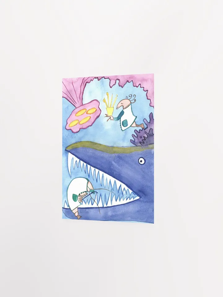 Shrimp Dentist Art Print product image (7)