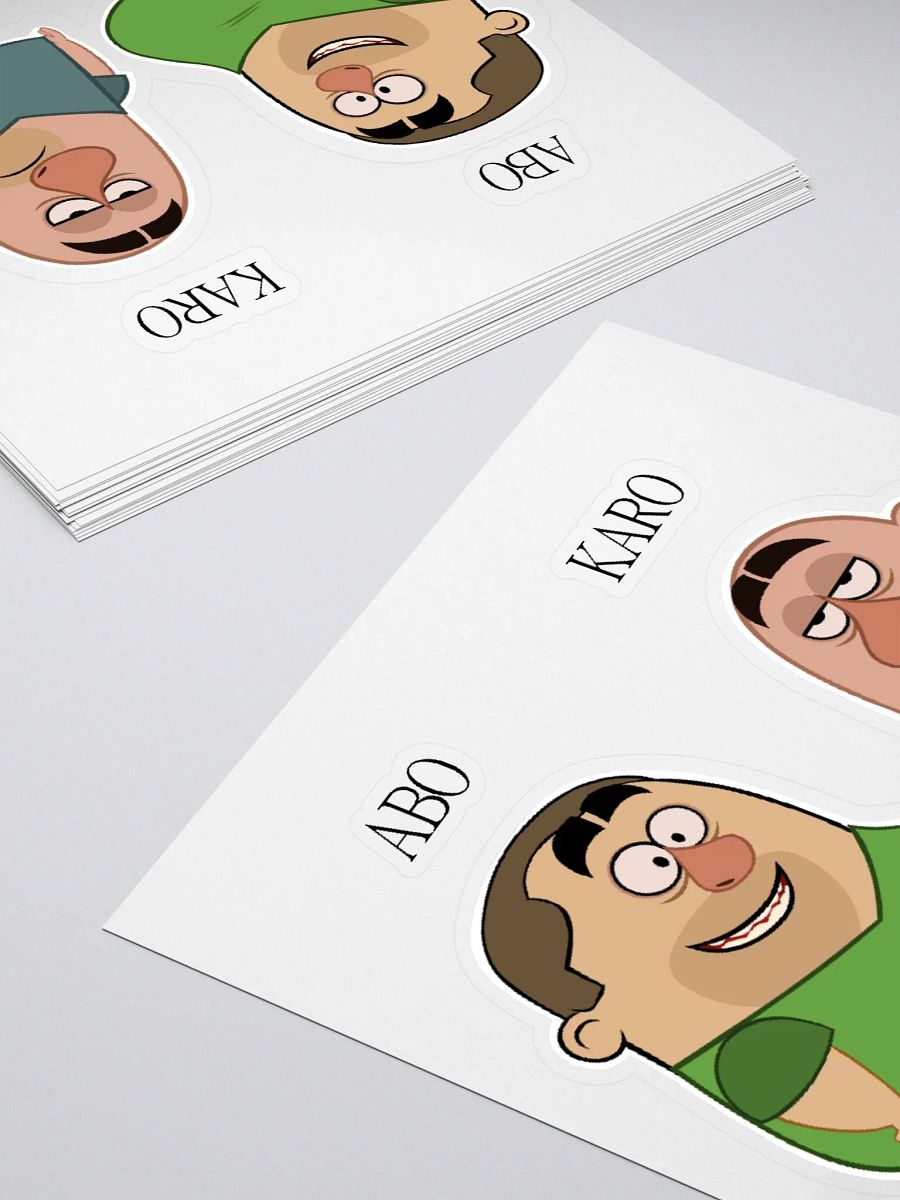Abo and Karo Sticker Set product image (10)