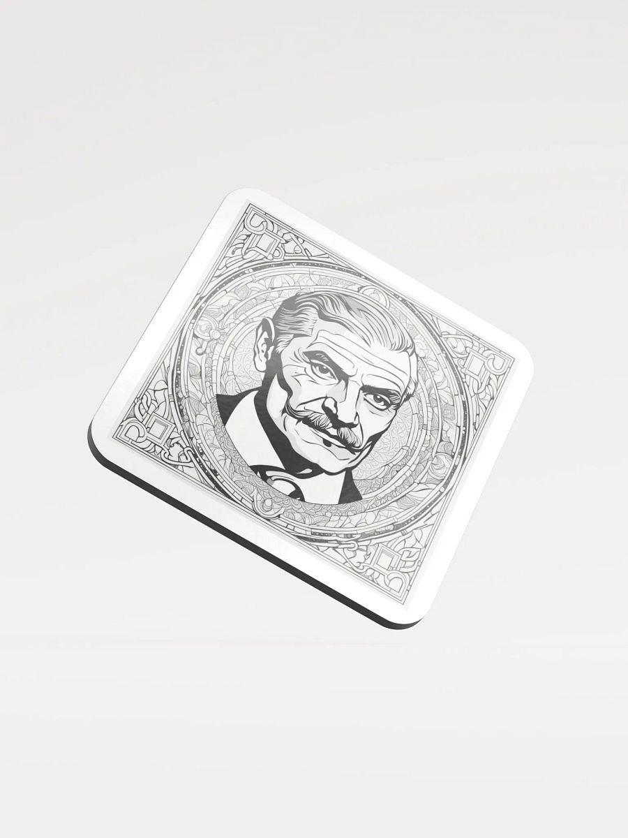 Ornate Gentlemen Cork Coaster Set product image (1)
