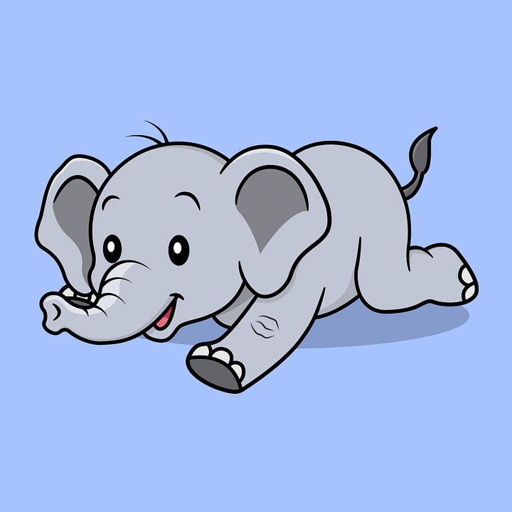Cute Elephant Cartoon Character product image (1)