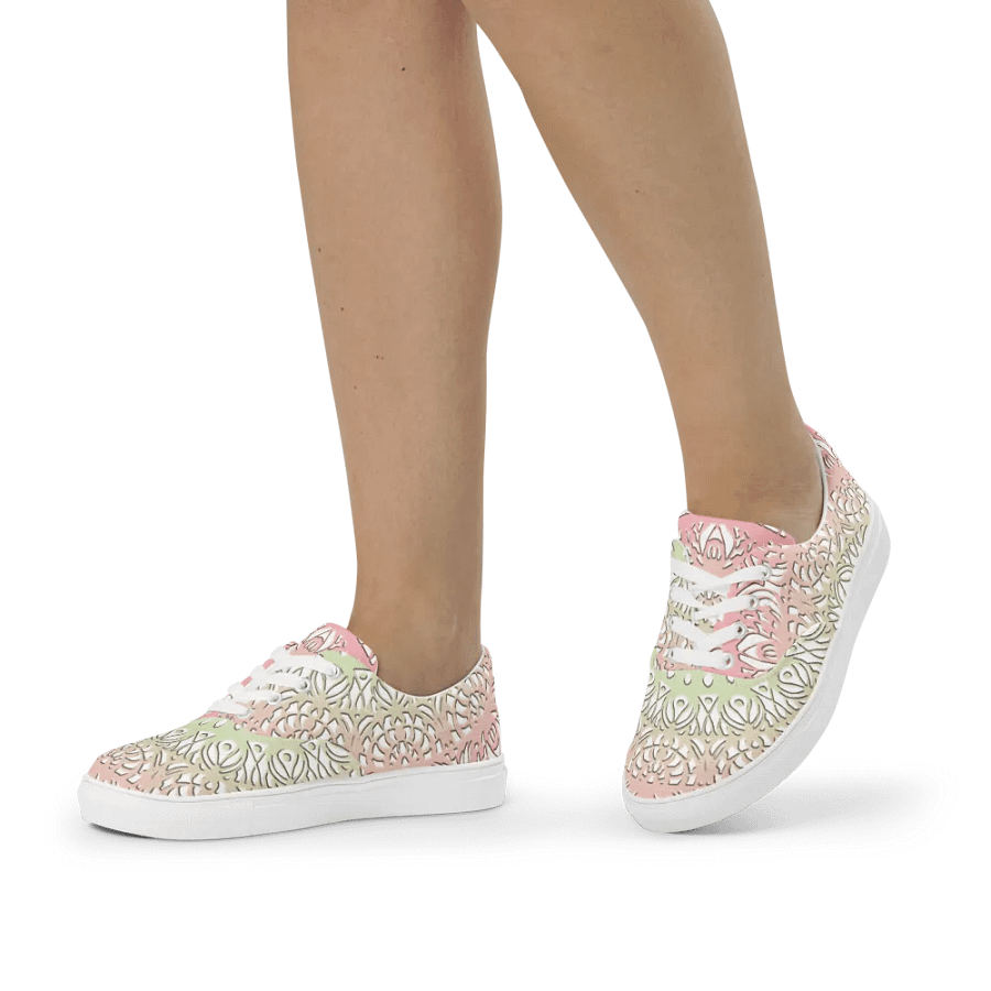 Mandala Magic Lace-Up Canvas Shoes product image (5)