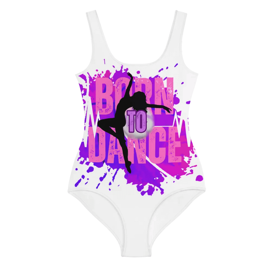 Born to Dance Her Silhouette Rhythmic Reverie Youth Swimsuit product image (6)