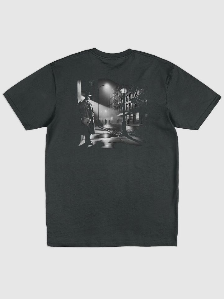 Foggy Night Watch: The Noir Street Corner (Mens Tee) product image (1)