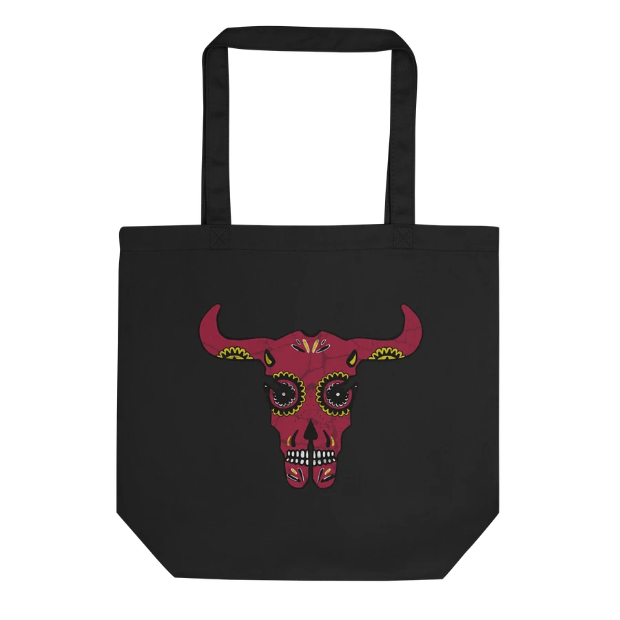 Sugar Cow Skull Canvas Tote product image (1)