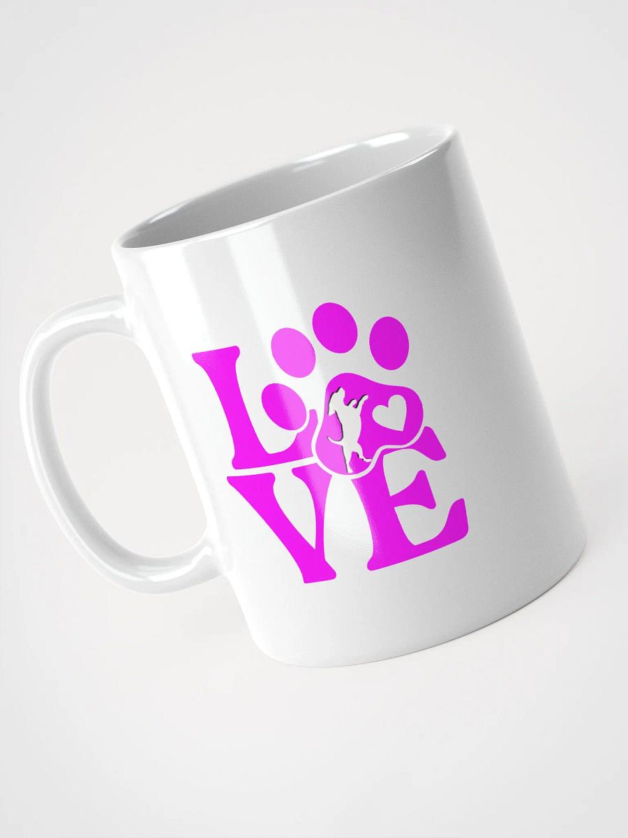 Dog Lover Coffee Mug, Pink Love product image (8)