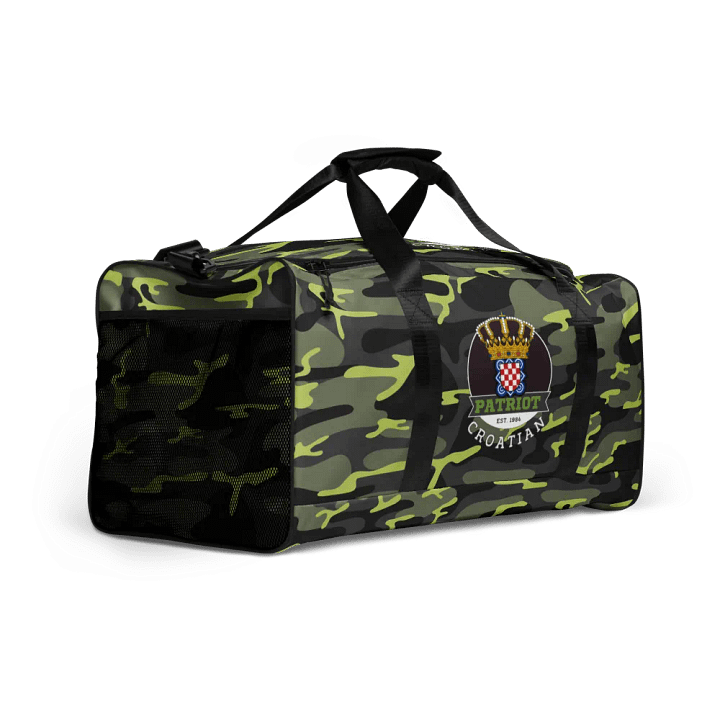 Croatian Patriot All-Over Print Duffle Bag product image (2)