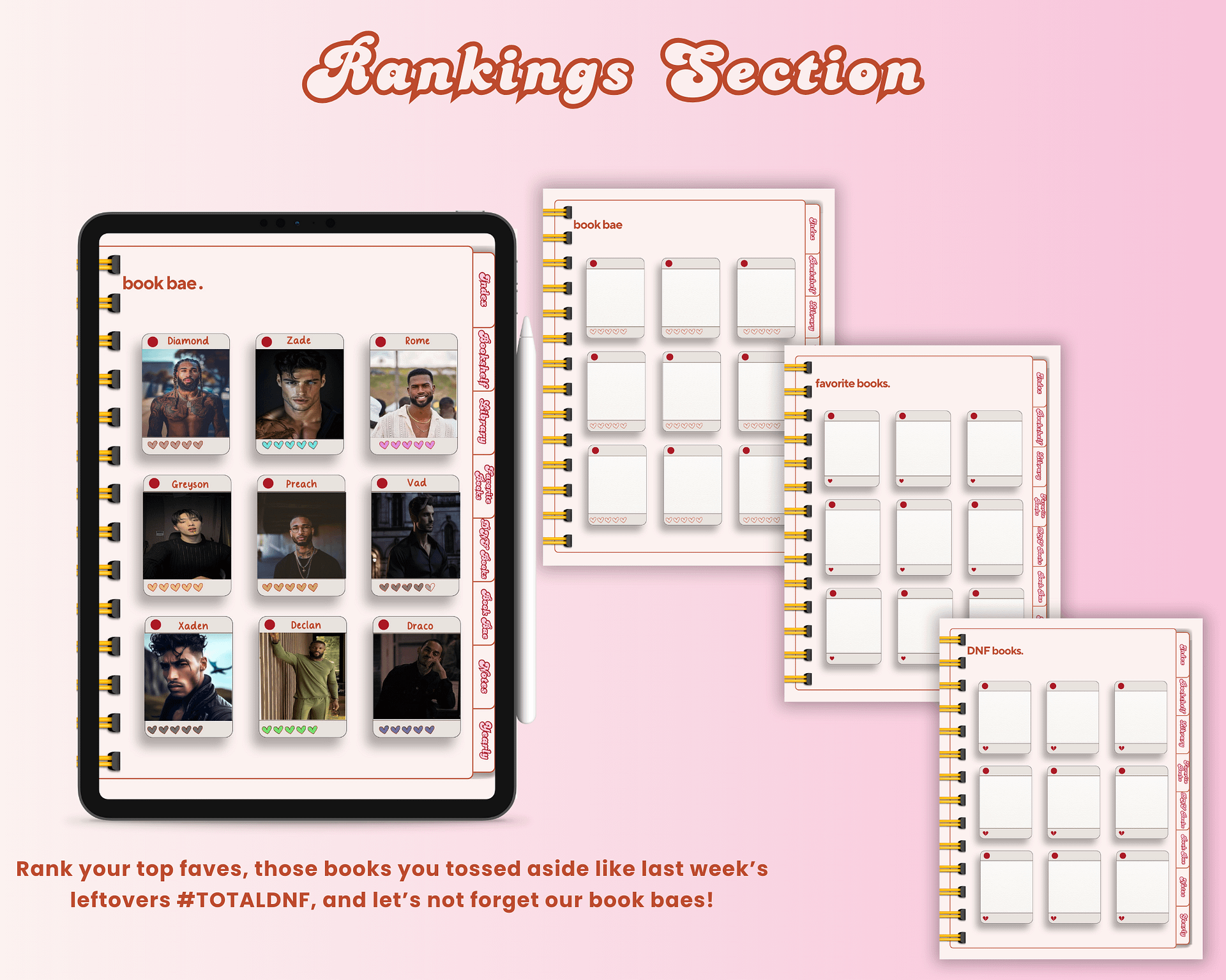 Bookish Baddies Reading Journal product image (7)