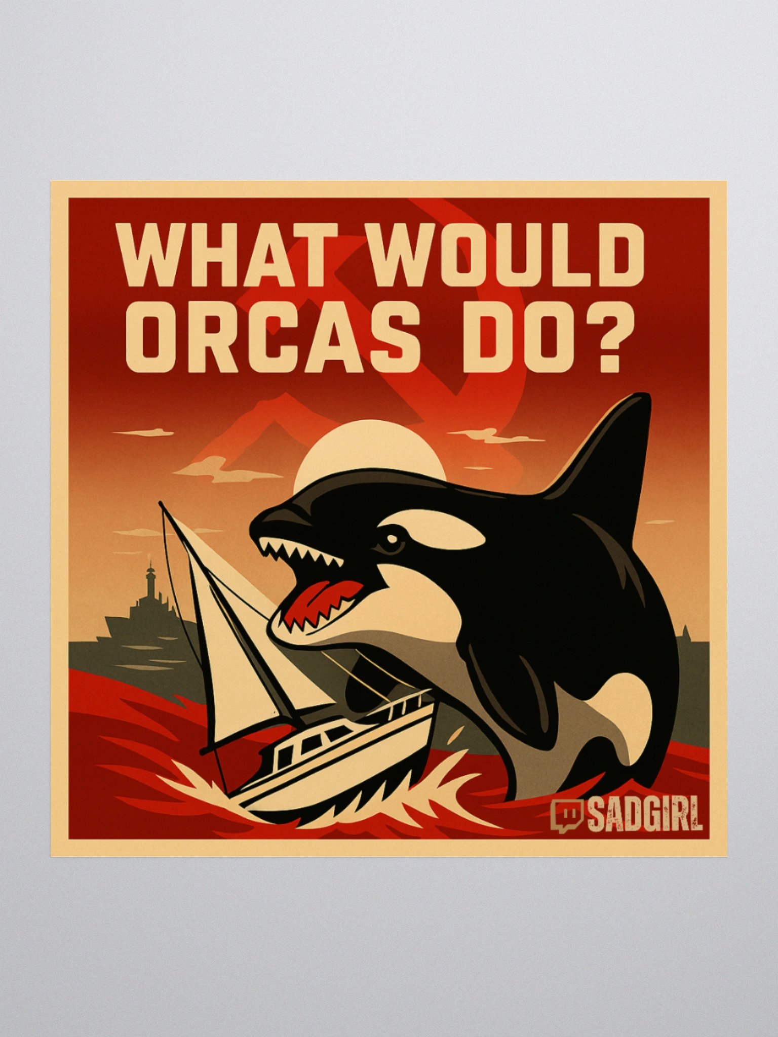 Orca Lover Sticker product image (1)