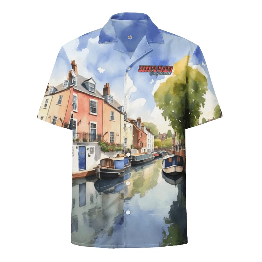 Little Italy - England - All Over Print - Watercolor - Hawaiian Shirt product image (8)