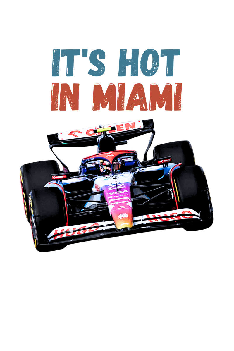 IT'S HOT IN MIAMI free digital sticker for WhatsApp and Instagram