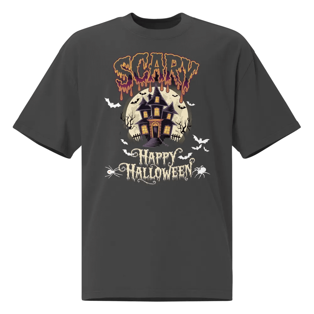 Glowing Haunted House Halloween T-Shirt product image (1)