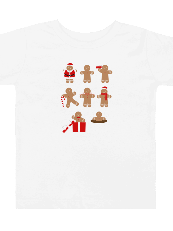 Holiday Gingerbread Man Collection Toddler T-Shirt product image (4)