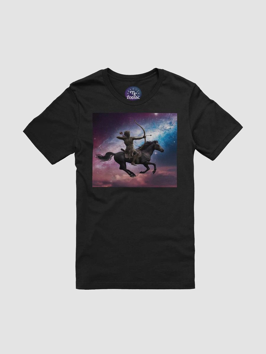 Sagittarius Zodiac Unisex Supersoft T-Shirt with Galactic Design product image (3)