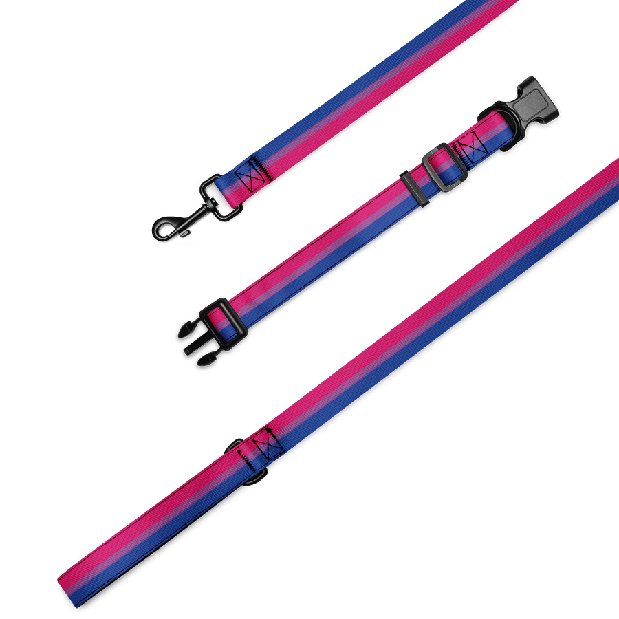 Bisexual Pride Flag Pet Collar & Leash product image (1)