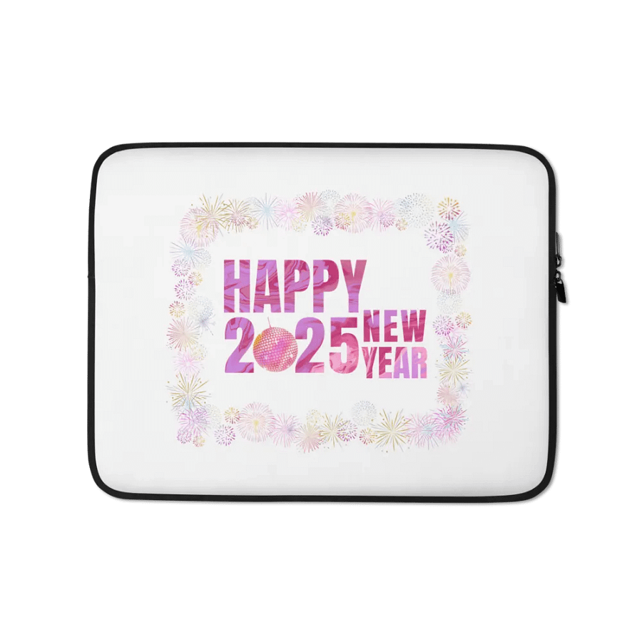 Happy New Year 2025 Laptop Sleeve product image (1)