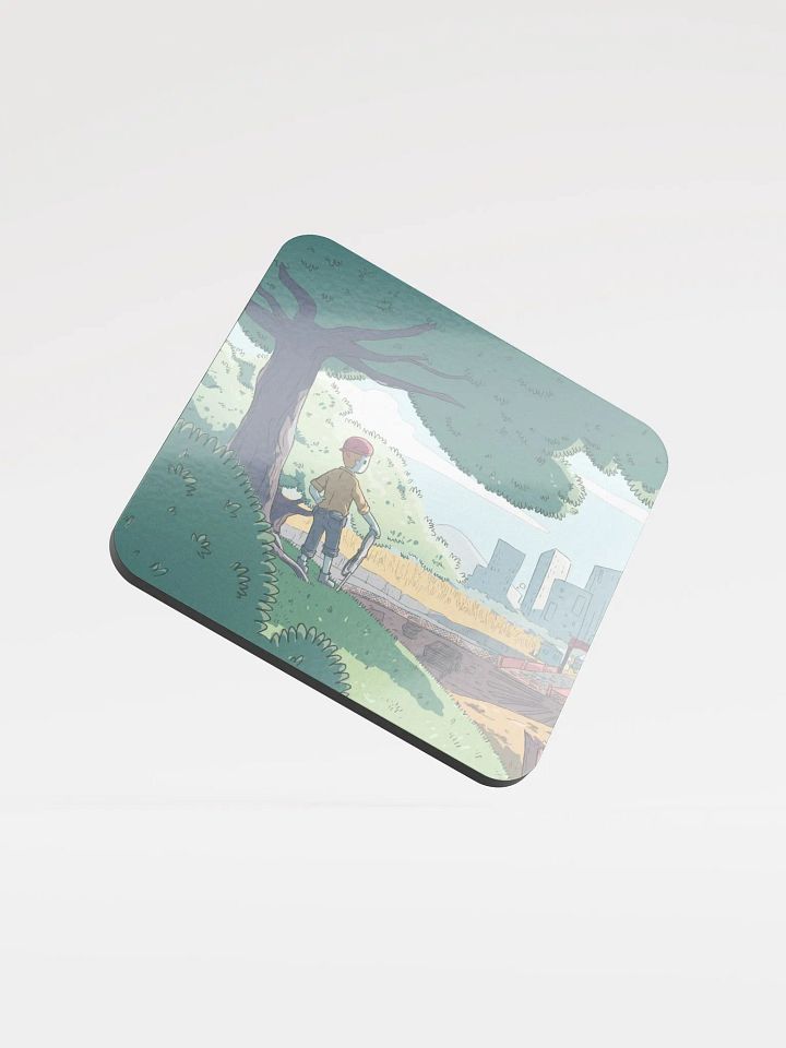 Defence of Hope | Glossed Cork Coaster product image (1)