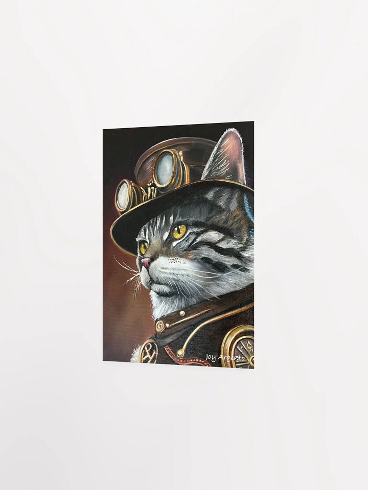 Steampunk Cat Print product image (6)