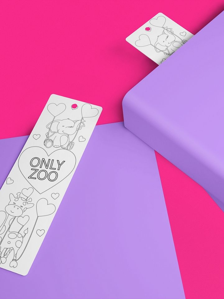 Printable Valentine’s Day Coloring Bookmarks - 2