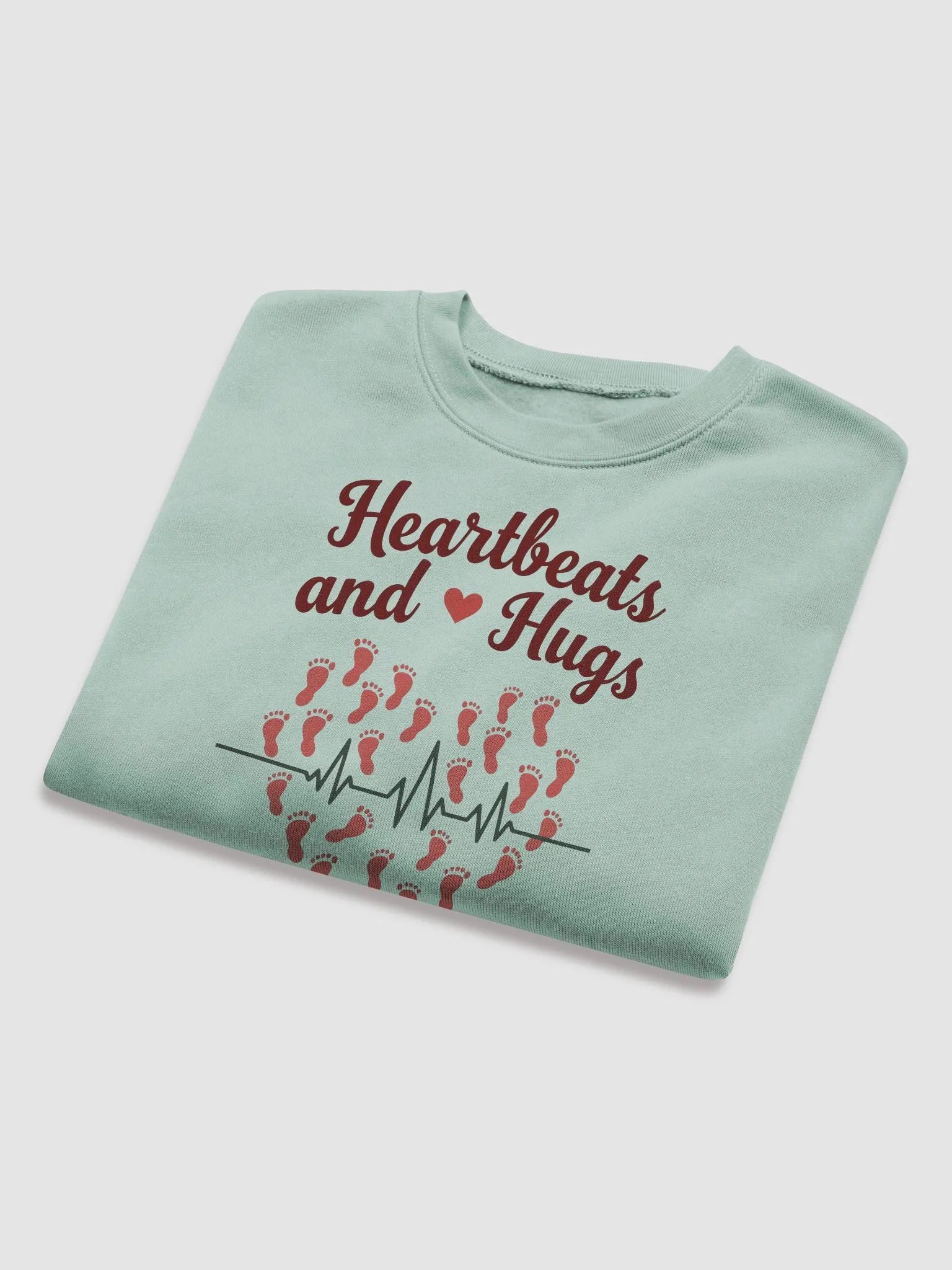 Heartbeat and Hugs Crop Sweatshirt product image (24)