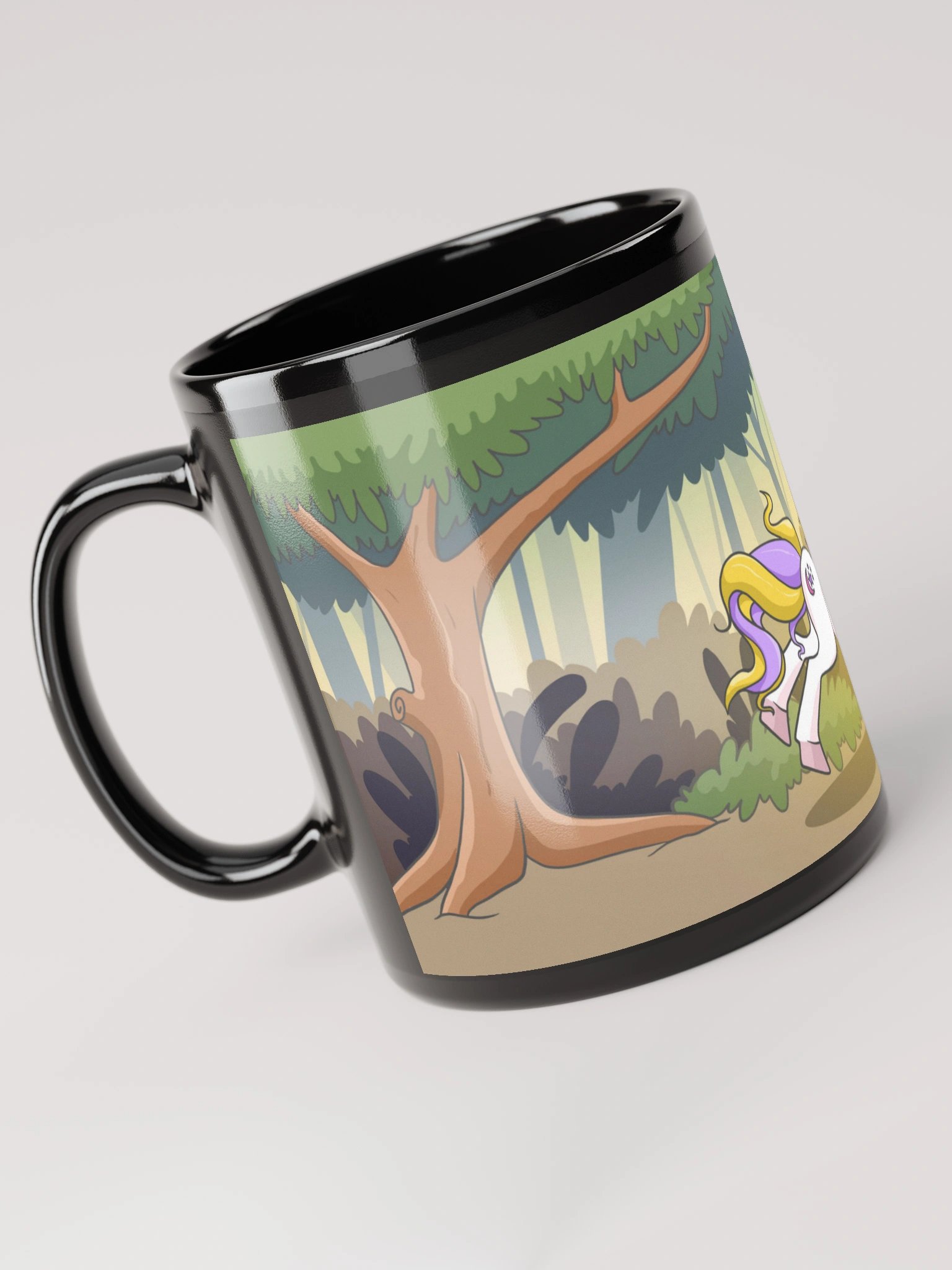 Unicorn Mug, Glossy Black product image (3)