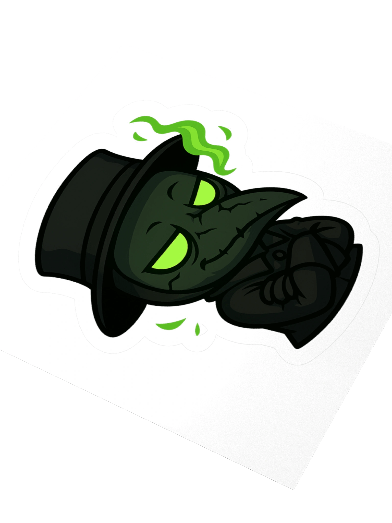 Mystical Plague Doctor Kiss Cut Stickers product image (5)