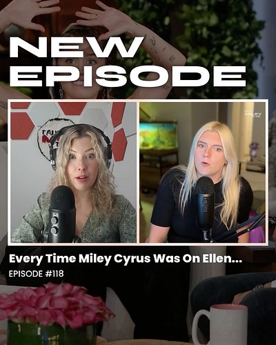 🎙️ NEW EPISODE: covering all the times @mileycyrus appeared on Ellen, from 2007 - 2018

Also talking about some recent Miley ...