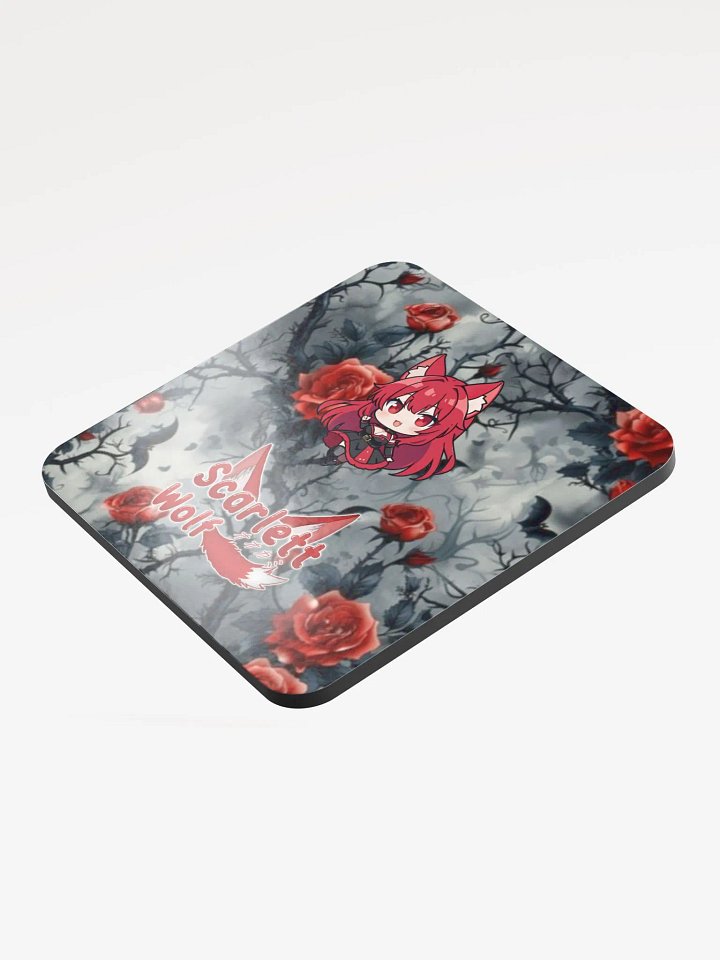 Chibi Scarlett Wolf coaster product image (1)