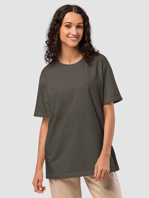 Photo showing Bella+Canvas Unisex Oversized Garment-Dyed T-Shirt