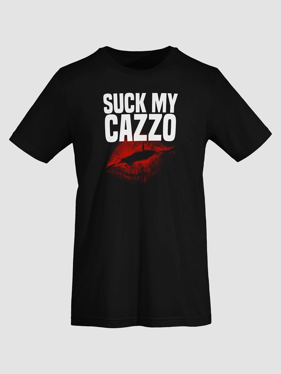 SUCK MY CAZZO t-shirt black product image (7)