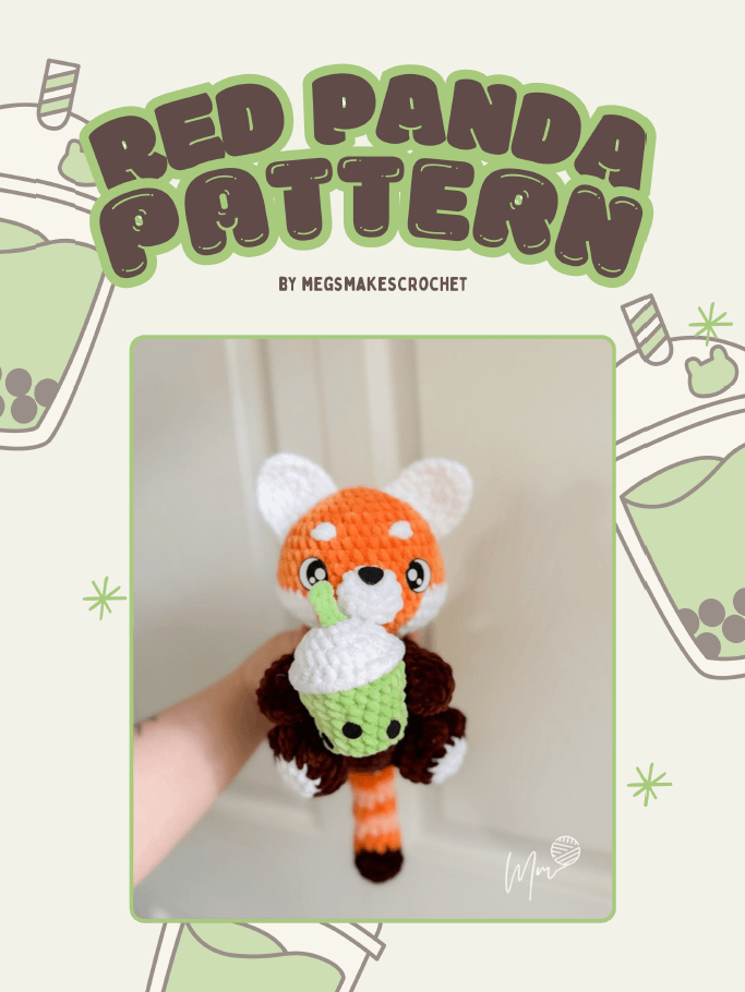 Mochi the Red Panda Crochet Pattern product image (1)