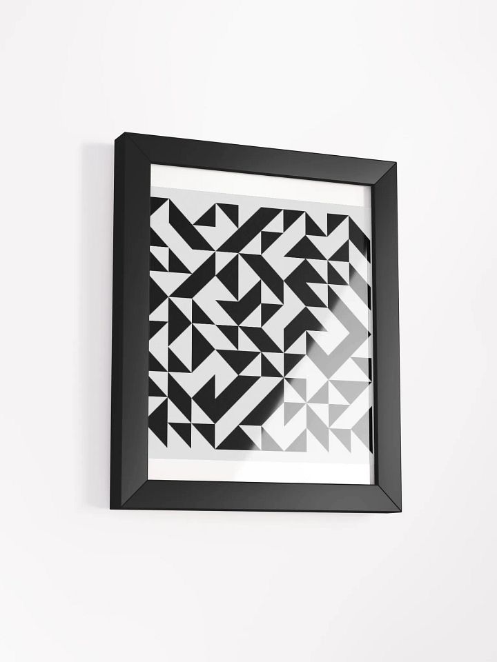 Abstract Geometric Fusion Framed Poster product image (16)