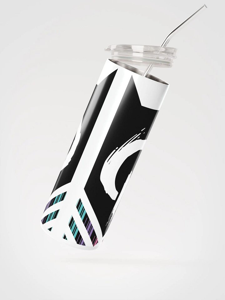 OptimusProcrastinus PowerUP Tumbler (Black on White) product image (2)
