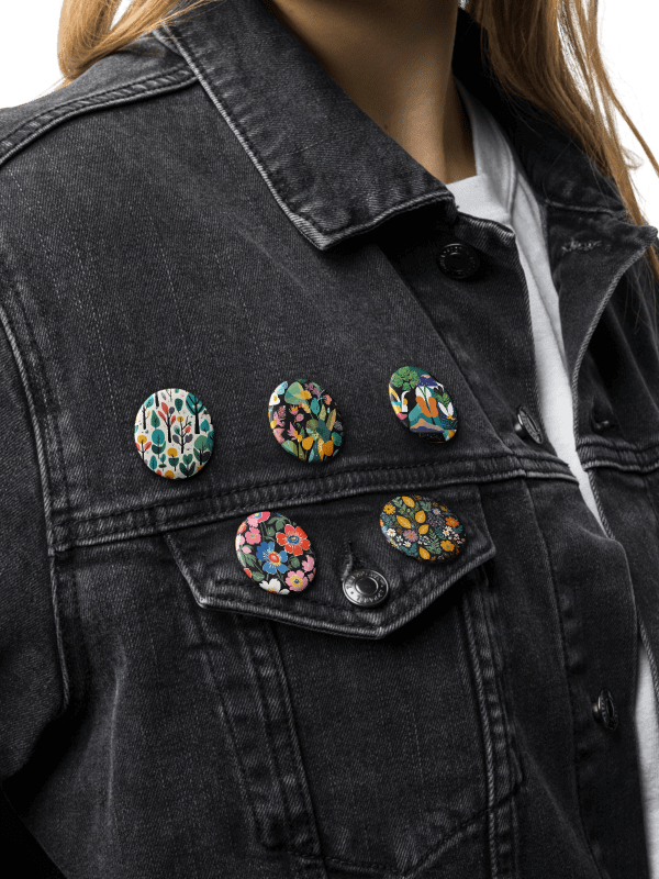 Whimsical Botanical Delight Pin Set product image (1)