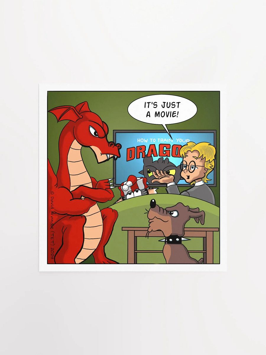 It's Just a Movie - Resident Dragon Poster product image (1)