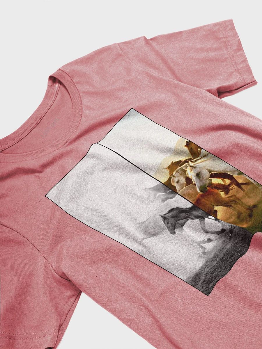 Wild Horses Disappearing Into The Void Unisex Tee + Backprint product image (12)