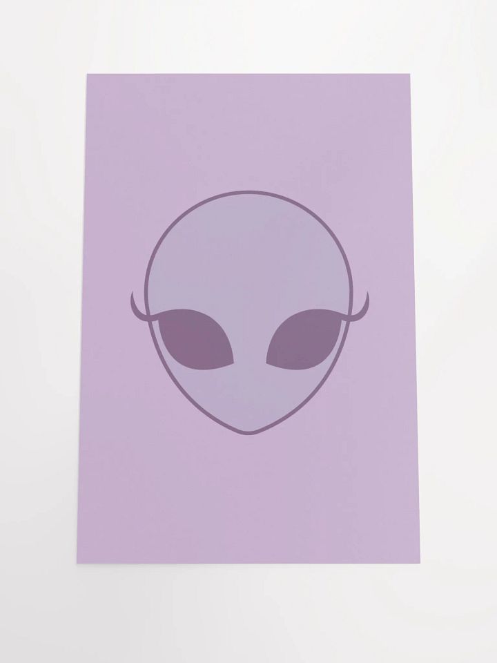 Purple Alien Poster product image (1)