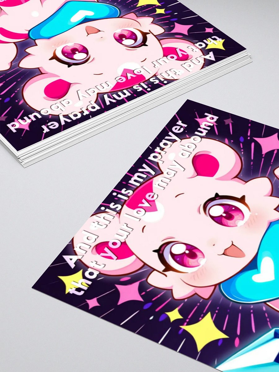 Bible Cuties Eliza - And this is my prayer that your love may abound Sticker product image (8)