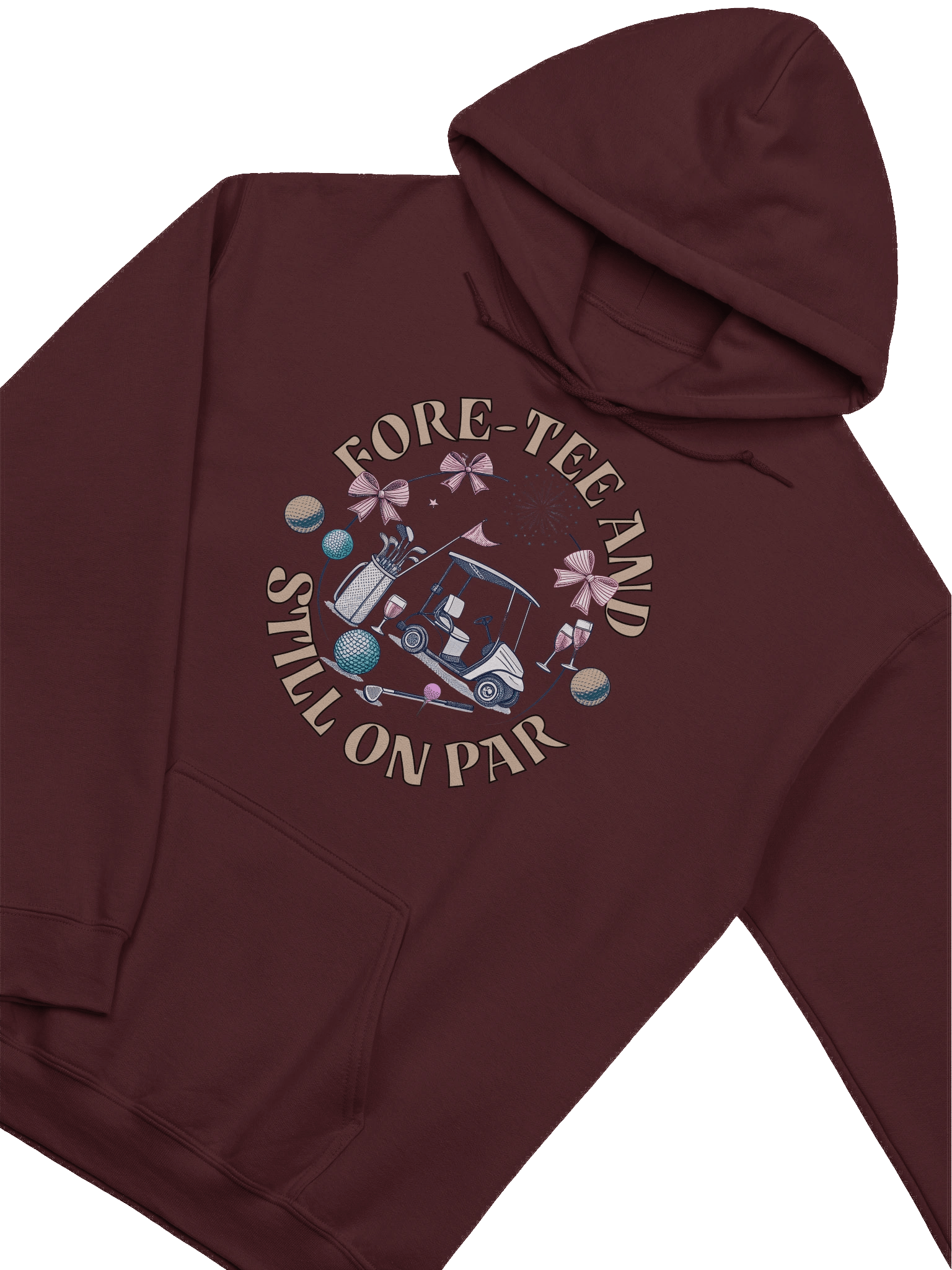 Fore Tee And till On Par Golf Celebration Hoodie product image (4)