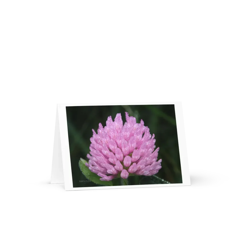 Soaked Purple Clover Greeting Card product image (3)