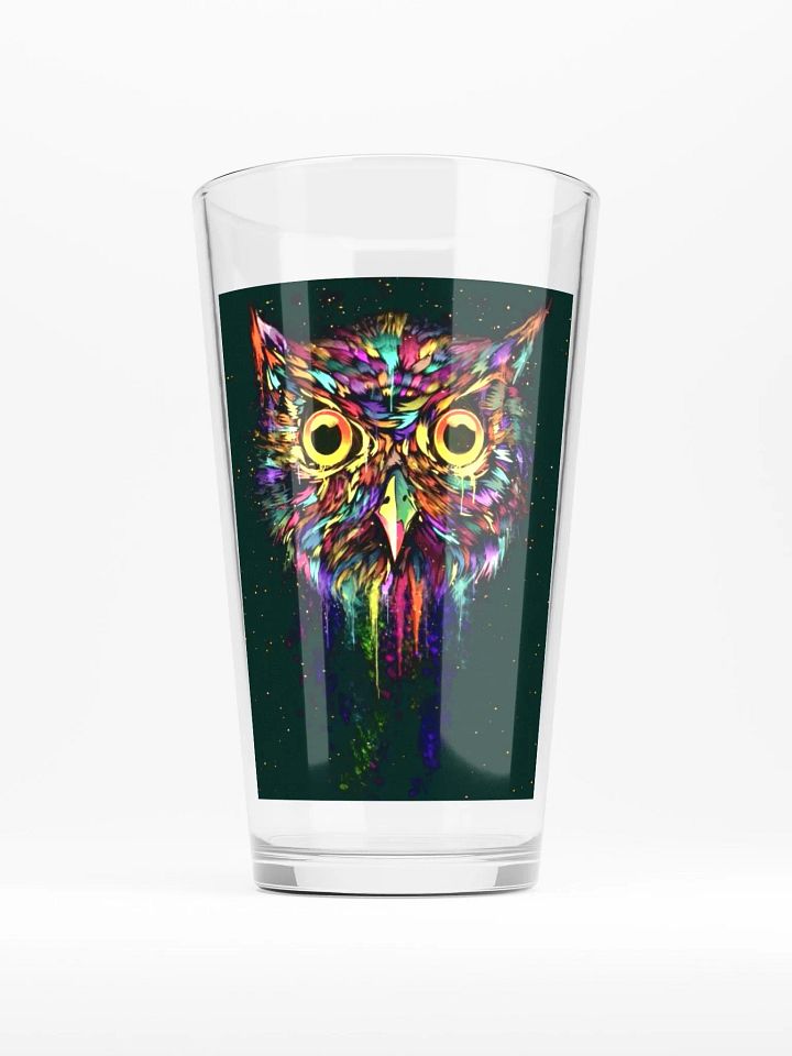 DRIPPY OWL PINT GLASS product image (1)