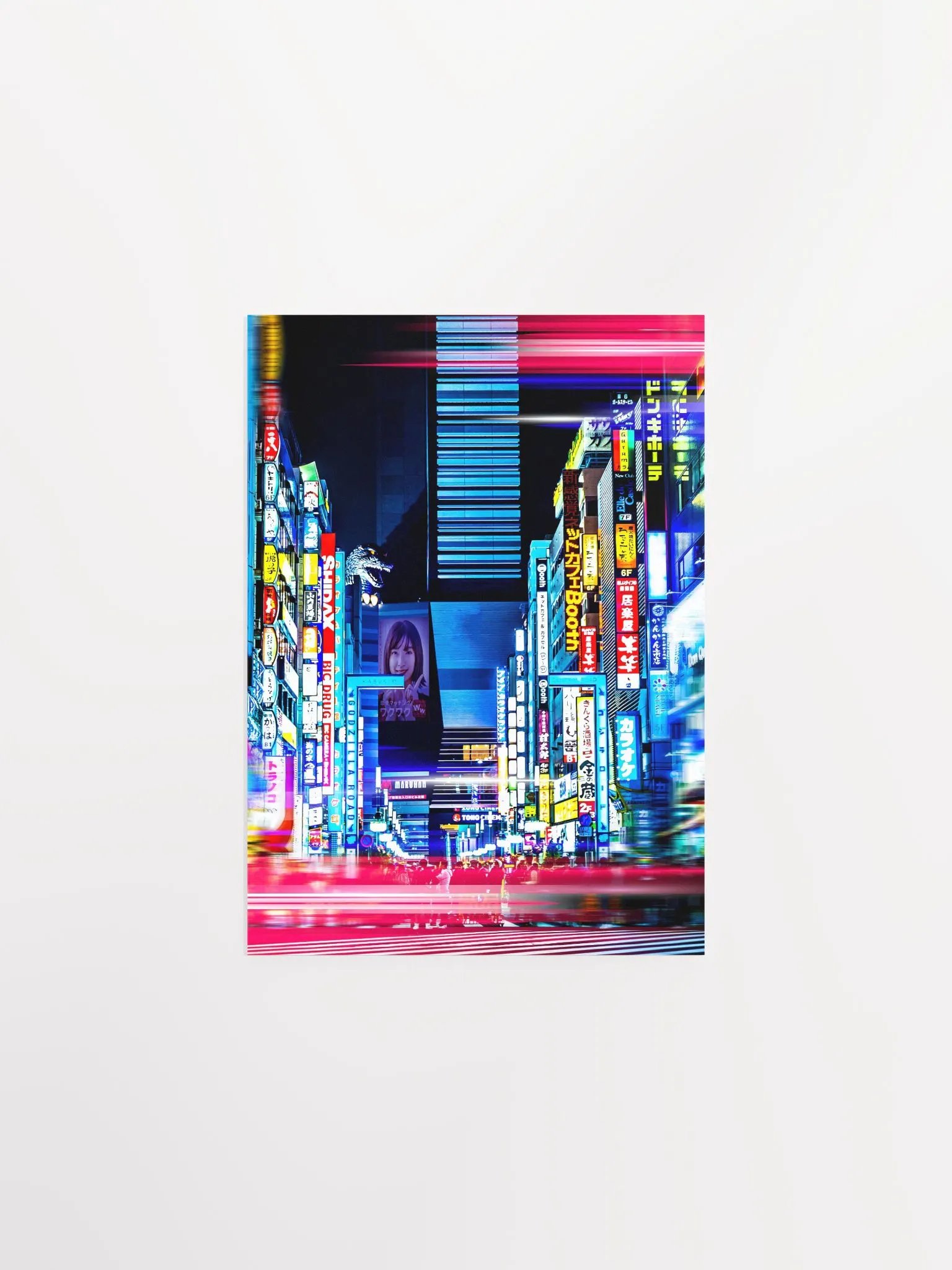 Neon night city: Tokyo, Japan (synthwave/vaporwave/retrowave/cyberpunk) — aesthetic poster product image (6)