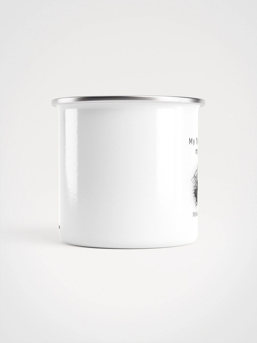 My Therapy is a mountain - Enamel mug product image (2)