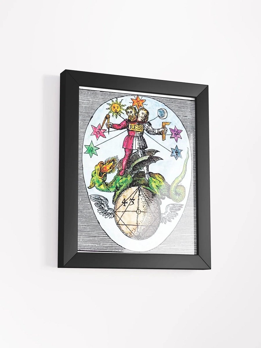 Hermes Trismegistus REBIS, Alchemy Art Print, Occult Wall Art, Ancient Poster, Magick Illustration, Sacred Geometry Decor, Esoteric Home Decor, Color Print product image (38)